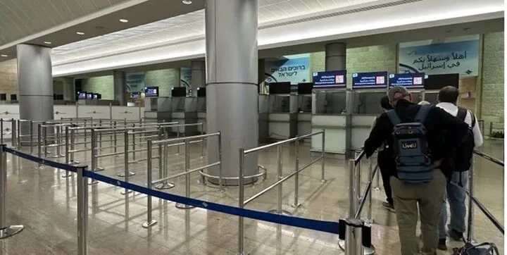 کاهش بی سابقه پرواز های به مقصد اسرائیل.
