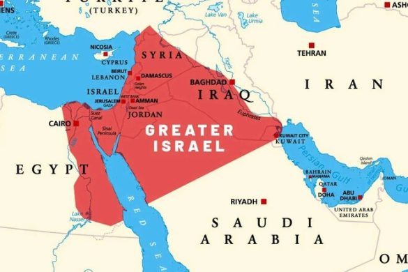 نقشه طرح توسعه‌طلبانه «اسرائیل بزرگ»