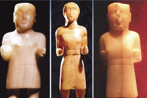 مجسمه پادشاه قتبان «شهر هلال» که از یمن به سرقت رفته است.