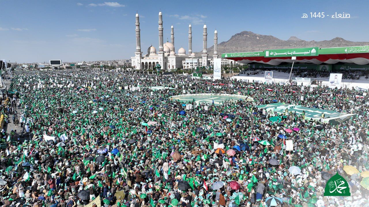 مراسم میلاد پیامبر در صنعا یمن.