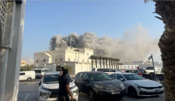 حمله اسرائیل به قطر.