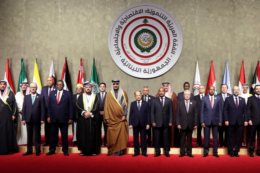 وزرای خارجه کشورهای عربی و اسلامی در نشست دوحه.