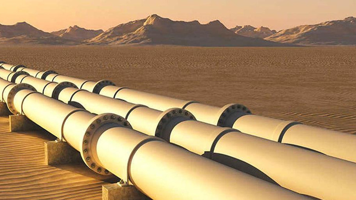 خط لوله نفتی پیشنهادی از بصره، عراق به عمان.