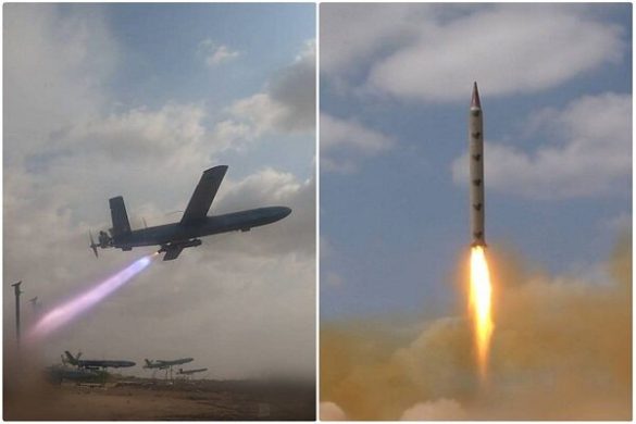 پهپاد و موشک یمن.