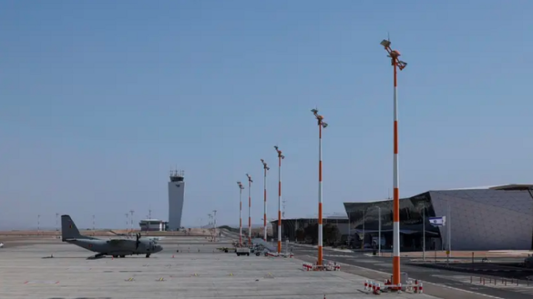 فرودگاه بین‌المللی رامون در اسرائیل پس از حمله پهپادی یمن.