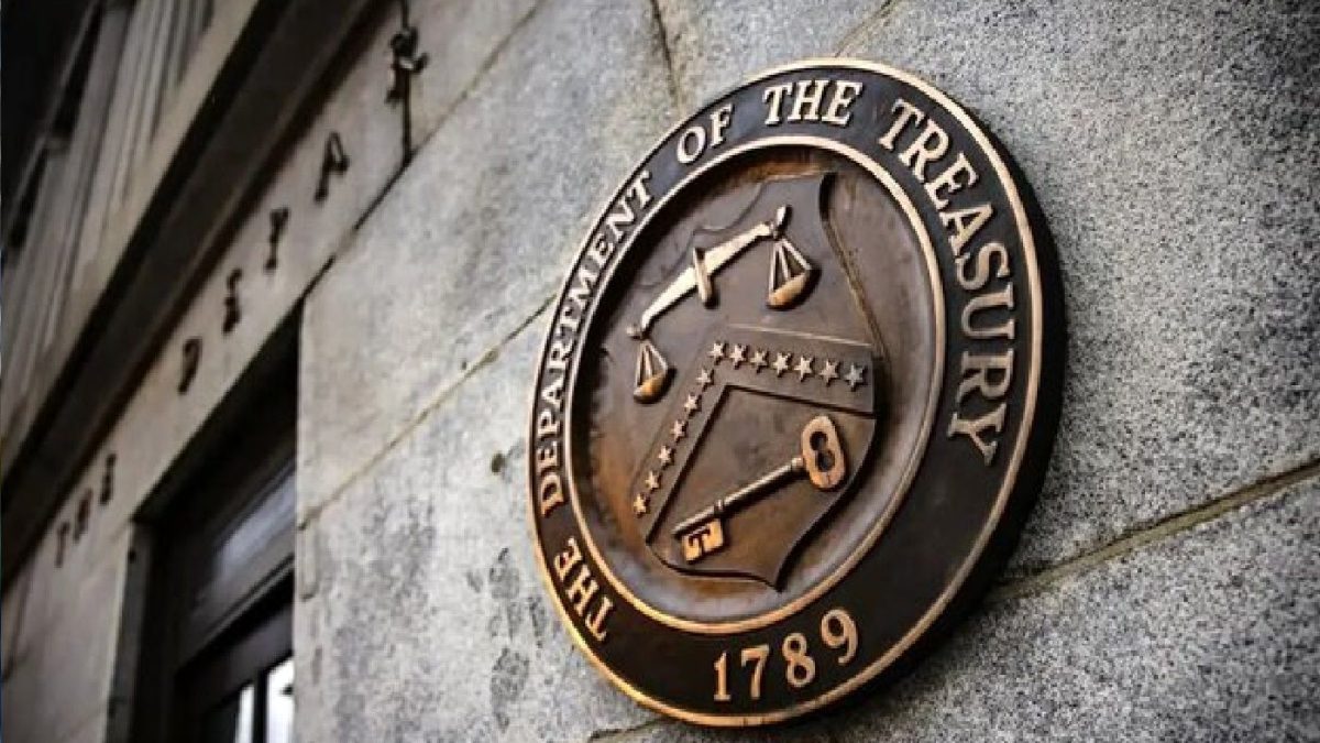 لوگوی وزارت خزانه‌داری آمریکا.