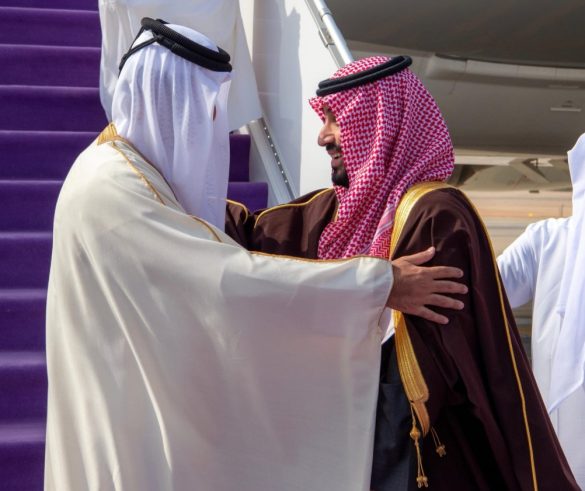 نشست بن تمیم و بن سلمان.