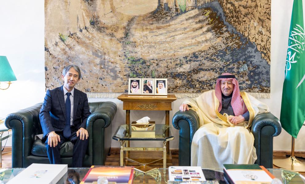 دیدار سعودی ژاپنی در ریاض.