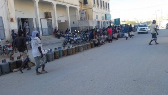 بحران گاز در یمن.