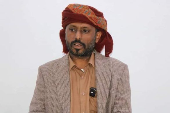 شیخ عمرو بن حبریش، رئیس حلف قبایل حضرموت.