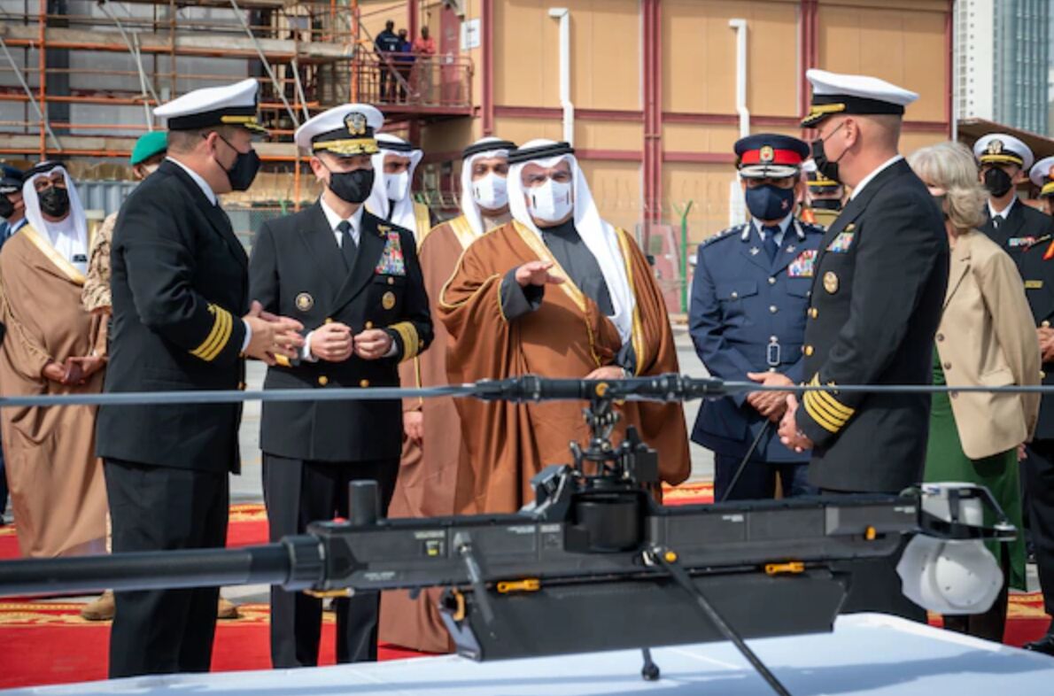 رزمایش مشترک بحرین و آمریکا.